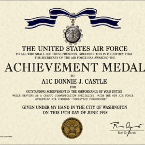 Air Force Achievement Medal
