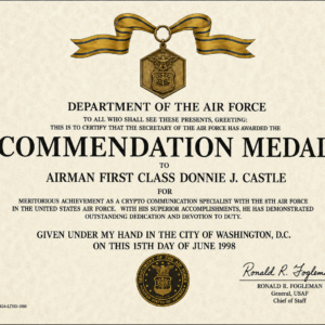 Air Force Commendation Medal
