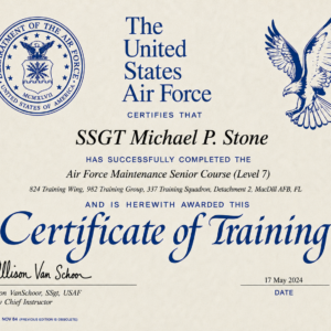 Air Force Maintenance Senior (Level 7)