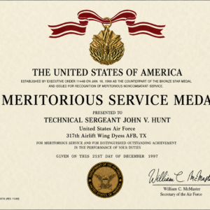 Air Force Meritorious Service Medal