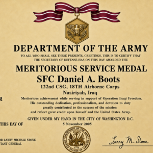 Meritorious Service Medal