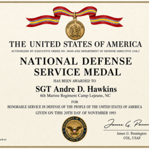 Marine National Defense Service Medal